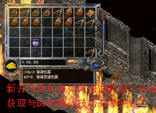 �¿�����˽����ο���������װ����ȡ��BOSS��ս��������Щ��