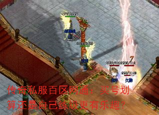 传奇私服百区网通:买号划算还是自己练级更有乐趣? 传奇私服百区网通:买号划算还是自己练级更有乐趣?