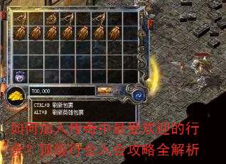 如何加入传奇中最受欢迎的行会?顶级行会入会攻略全解析 如何加入传奇中最受欢迎的行会?顶级行会入会攻略全解析